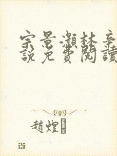 宗景灏林辛言小说免费阅读