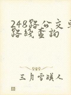 248路公交车路线查询