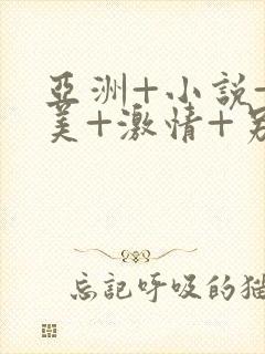 亚洲+小说+欧美+激情+另类