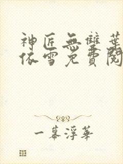 神匠无双叶凡苏依雪免费阅读小说