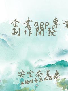 企业app专业制作开发