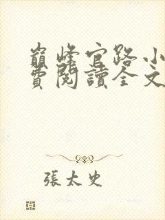 巅峰官路小说免费阅读全文无删减