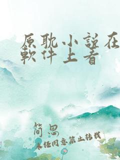 原耽小说在什么软件上看
