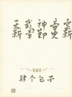 天武神帝云尘最新章节更新