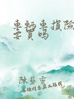 车辆车损险有必要买吗