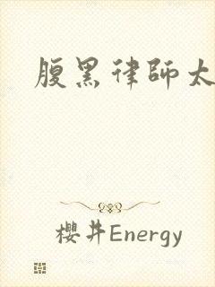 腹黑律师太危险