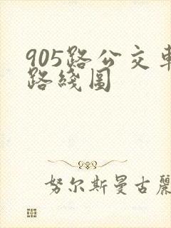 905路公交车路线图