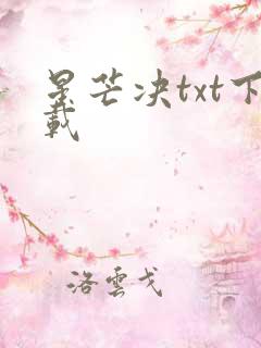 星芒决txt下载