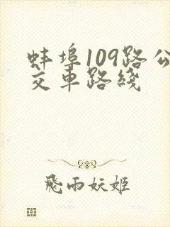 蚌埠109路公交车路线