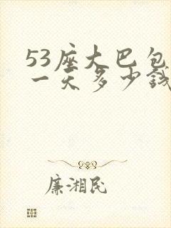 53座大巴包车一天多少钱?