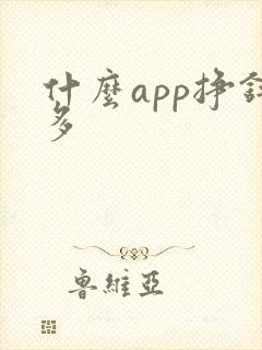 什么app挣钱多