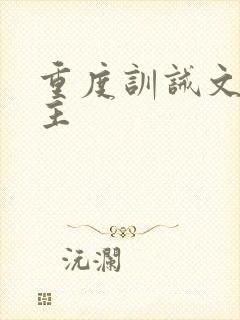 重度训诫文双男主