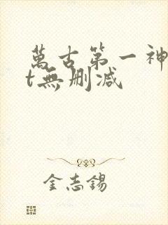 万古第一神txt无删减 万古第一神txt无删减