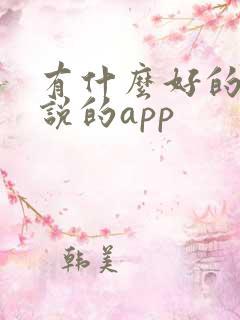 有什么好的看小说的app 有什么好的看小说的app