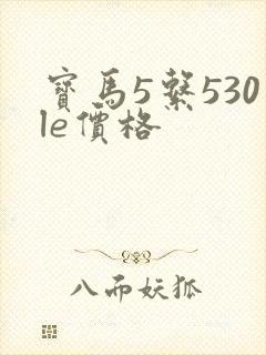 宝马5系530le价格