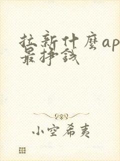 拉新什么app最挣钱