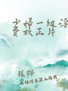 少妇一级淫片免费放正片
