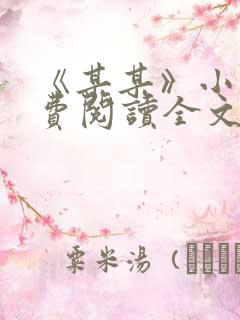 《某某》小说免费阅读全文