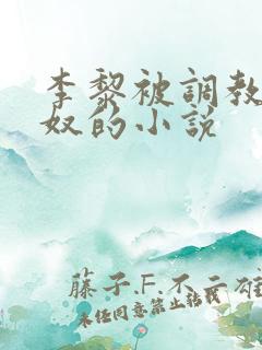 李黎被调教成肉奴的小说
