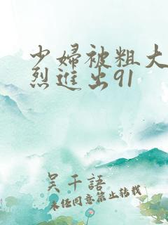 少妇被粗大的猛烈进出91