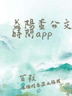 益阳查公交到站时间app