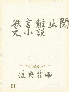 欲言难止阅读全文小说