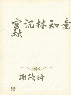 宫沉林知意宋宛秋