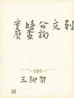 实时公交到站怎么查询 实时公交到站怎么查询