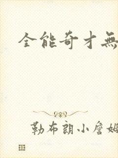 全能奇才无弹窗