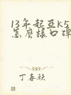 13年起亚k5怎么样口碑