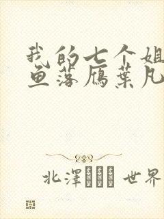 我的七个姐姐沉鱼落雁叶凡 我的七个姐姐沉鱼落雁叶凡