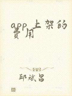 app 上架的费用 app 上架的费用