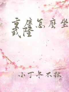 重庆怎么坐车去武隆