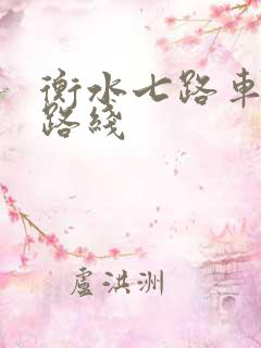 衡水七路车公交路线