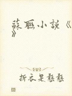 苏联小说《毁灭》