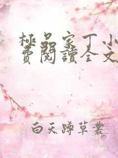 极品家丁小说免费阅读全文无删减