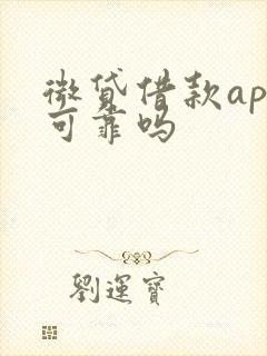 微贷借款app可靠吗