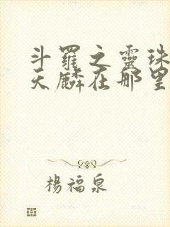 斗罗之灵珠神剑天麟在那里更新 斗罗之灵珠神剑天麟在那里更新