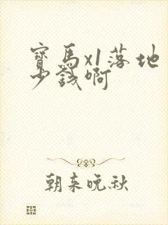 宝马x1落地多少钱啊