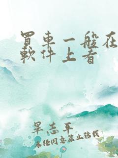 买车一般在哪个软件上看