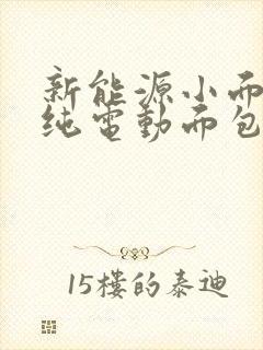 新能源小面包车纯电动面包车