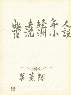 此去经年人未还霍沉洲小说阅读