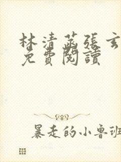 林清菡张玄小说免费阅读