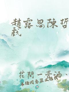 赵露思陈哲远吻戏