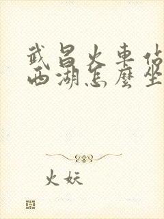 武昌火车站到东西湖怎么坐地铁 武昌火车站到东西湖怎么坐地铁