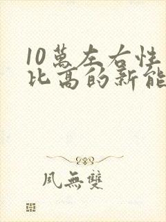 10万左右性价比高的新能源车