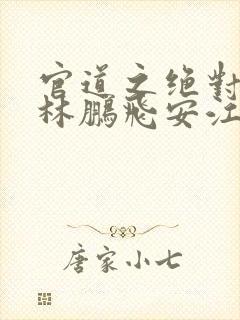 官道之绝对权力林鹏飞安江小说精校 官道之绝对权力林鹏飞安江小说精校