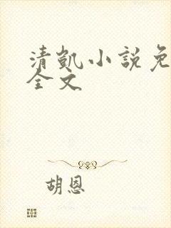 清凯小说免费的全文 清凯小说免费的全文