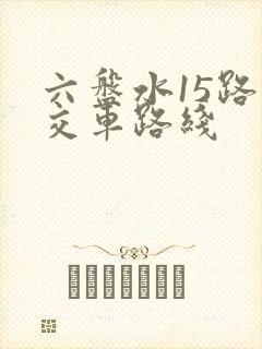 六盘水15路公交车路线