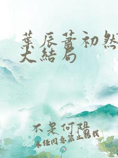 叶辰萧初然免费大结局
